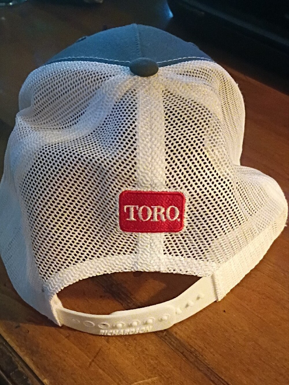 Toro Embroidered Gray Trucker Hat by Richardson - Picture 2 of 2